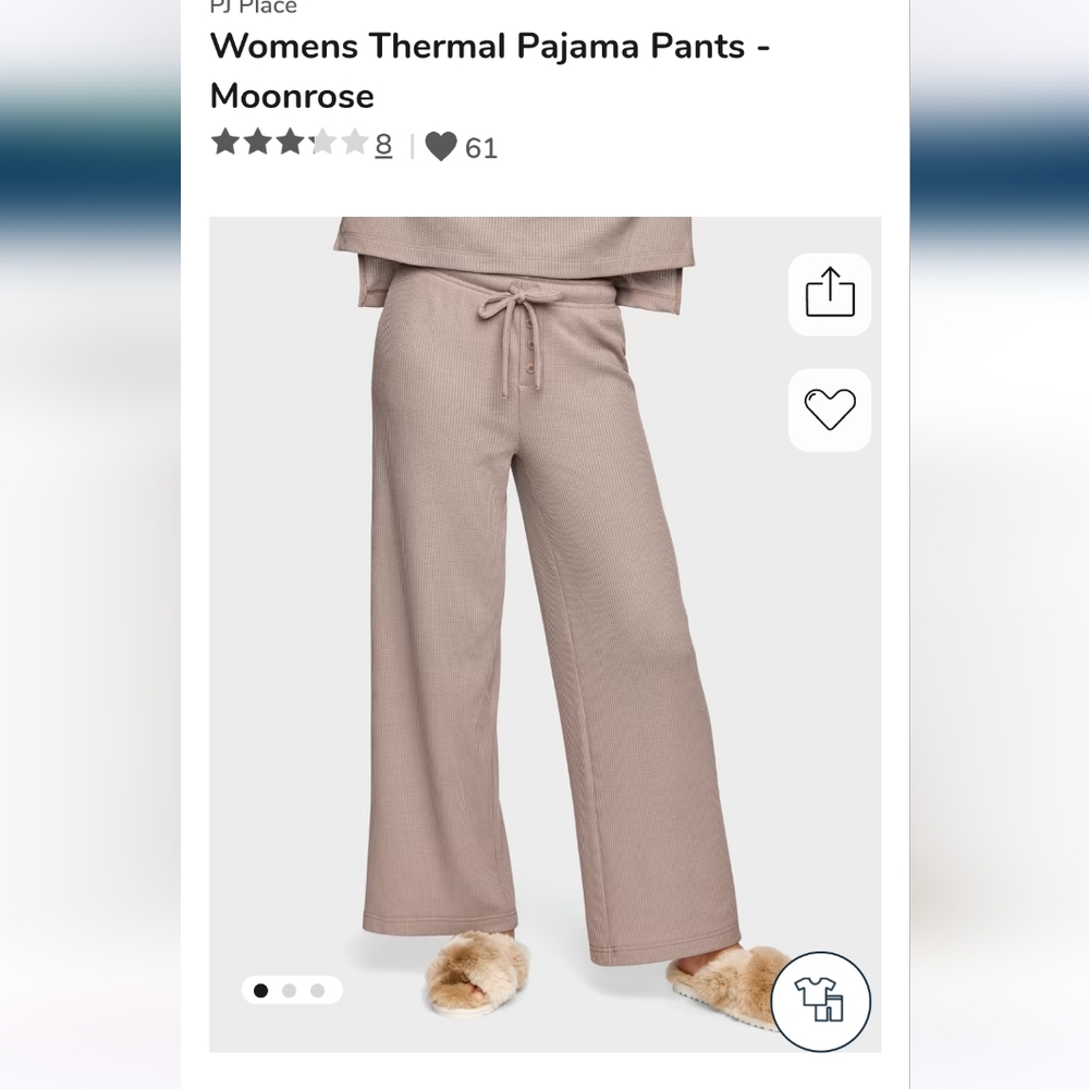 The Children's Place Women's Thermal Pajama Pants - Moonrose